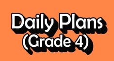 Daily Plans (Grade 4)